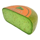 Vergeer Gouda cheese with green pesto half wheel (+/-2.5kg)*