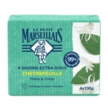 Le Petit Marseillais Honeysuckle soap 4x100g