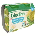 Bledina Spinach Semolina with Hake 2x200g From 6 Months