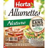 Herta Plain lardons Allumettes Nitrite free (2x75g)