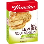 Francine Baker's yeast x6 30g