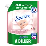 Soupline fabric softener concentrated hypoallergenic sachet x29 washes 600ml