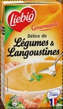 Liebig's Gourmet delight vegetables and langoustines soup 1L