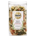 Biona Spelt Fusilli Tri-colore Organic 250g