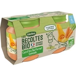 Bledina Organic Carrots Butternut & Semolina 2x130g from 6 months