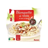 Auchan Veal stew (Blanquette) & rice 300g