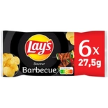 Lays Barbecue flavor crisp multipack 6x27.5g