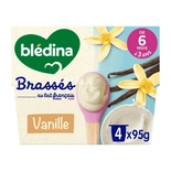 Bledina Brasse vanilla 4x95g from 6 months