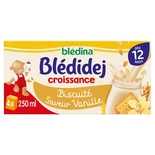 Bledina Bledidej Vanilla biscuit flavor 4x250ml from 12 months