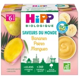 Hipp Petit pot Organic Banana, Pear & Mango from 6 months 4x100g
