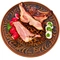 Ukrainian Hot Smoked Pork Ribs 600g