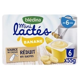 Bledina mini Lactes with Banana 6x55g from 6 months 330g