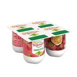 Sojasun Raspberry & Passion fruits soyja yogurts 4x100g