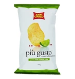 San Carlo più Gusto Lime & Pink Pepper Salted Potato Chips 150g