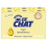 Le Chat Marseille's soap Glycerin softness 6x100g