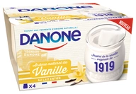 Danone Vanilla Yoghurts with whole milk 4x125g