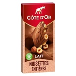 Cote d'or Milk chocolate & Whole Hazelnuts 180g