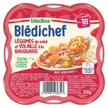 Bledina Bledichef Sunshine Vegetables & Basquaise Poultry from 18 months 250g