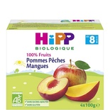 Hipp Dessert Apples Peach Mango Organic 4x100g