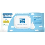 Mixa Bebe Baby wipes with Lait de Toilette x80