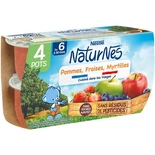 Nestle Naturnes Apple Strawberries & Blueberries 4x130g from 6 months