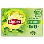 Lipton Organic Lemon Green Tea 20 Sachets 39g