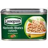 Cassegrain White beans cooked in their juice 250g