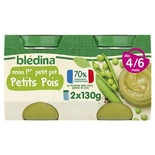 Bledina My 1st pot Peas 2x130g from 4 months