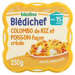 Bledina Bledichef Rice Colombo with Fish From 15 Months 250g
