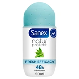 Sanex Natur Protect Fresh Efficacy 48h Organic Bamboo Roll-On Deodorant 50ml