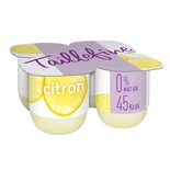 Danone Taillefine lemon yogurts 0% FAT 4x125g