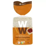 Weight Watchers Plain brown bread without crust 330g
