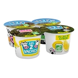 Les 2 Vaches Lemon Organic yogurts 4x115g