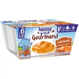Nestle P'tit Gourmand caramel cream dessert 4x100g from 6 months