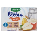 Bledina Mini Lactes Pear yogurt 6x55g from 6 months