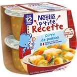 Nestle P'tite Recette Poison curry from 12 months 2x200g