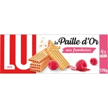 LU Raspberry wafers Paille d'or 170g