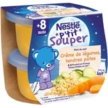 Nestle Naturnes P'tit Souper Pasta Vegetable Cream 2x200g