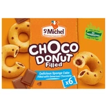 St Michel Choco Donut Filled x6 180.02g