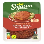 Sojasun tomato basil mozzarella soy steaks 2x100g