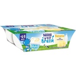 Nestle P'tit brassee Banana yogurts 6x60g from 4 months