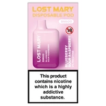 Lost Mary Disposable Pod 600 Blueberry Sour Raspberry 20mg