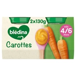 Bledina My 1st Little pot Carrots 2x130g from 4 months