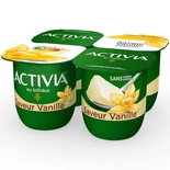 Danone Activia Vanilla yogurts 4x125g