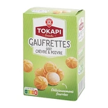 Tokapi Gauffrettes Goat cheese & Pepper Crackers 75g