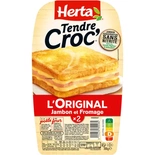 Herta Croc-Cheese Ham Croque-monsieur x2 Nitrite Free 200g