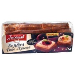 Jacquet Mini gingerbread cake for foie gras x14 slices 140g