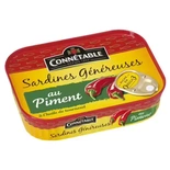 Connetable Sardines with chilis 140g