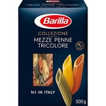 Barilla Mezze Penne rigate Tricolor 500g