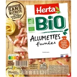 Herta Organic Smoked Lardons allumettes (thinly sliced) 120g